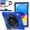 Blue, variant on ZenRich Shockproof Case for iPad 11th (A16)/iPad 10th Generation 10.9 inch 2025/2022, Heavy Duty Rugged Case with Pencil Holder/360° Rotating Kickstand/Handle/Carrying Strap, Black