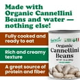 thumbnail image 3 of Organic Italian Canned Cannellini Beans, 14 oz (Pack of 12) - Unsalted Non-GMO White Kidney Beans. Perfect for Salads, Soups and Pasta e Fagioli. Vegan. Good Source of Fiber and Protein, 3 of 8