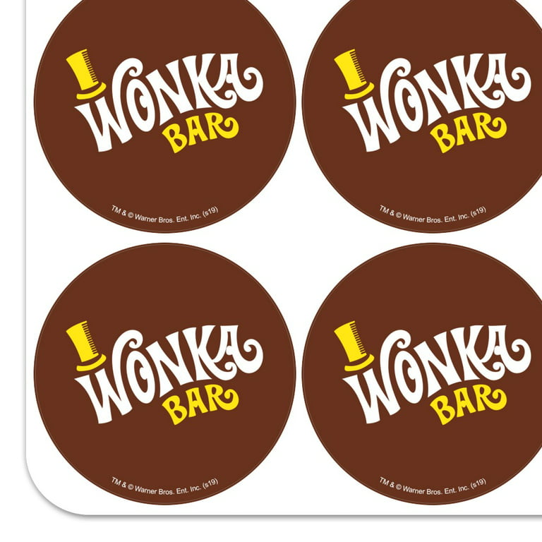 Willy Wonka and the Chocolate Factory Wonka Bar Logo Planner Calendar  Scrapbooking Crafting Stickers 