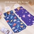 thumbnail image 5 of Toddler Nap Mat, Caveen Sleeping Bag with Blanket and Removable Pillow, Portable Slumber Bags for Daycare and Travel, Easy to Roll, 55"x22", Purple, 5 of 8