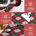 thumbnail image 6 of Christmas Plaid Area Rug Modern Holiday Doormat Soft Machine Washable Stain Resistant Runner Rug Holiday Décor for Living Room、Entrance Door、Bedroom、Laundry Room、Dormitory, 6 of 9