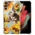 thumbnail image 1 of Highland Cow Sunflower Clear Case for Samsung Galaxy S23,Aesthetic Art Design Case for Men Women,Unique Trendy Transparent TPU Bumper Case Cover, 1 of 5