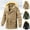 Black Coat For Man, variant on Men's Winter Workwear Jackets Water Resistant Windproof Fleece Coats Insulated Thermal Snowboard Jacket Parka Raincoat with Hood Black L