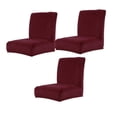 thumbnail image 1 of 3 de para asiento de silla, de cojín elásticas suaves lavables extraíbles para silla de comedor, sillas de asiento alto, colo Baoblaze Fundas cortas para asientos con respaldo bajo, 1 of 8