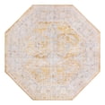 thumbnail image 2 of Unique Loom Timeless Collection Area Rug - Thaddeus (7' 6" Octagon Yellow/Gray), 2 of 10