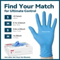 thumbnail image 5 of KLIZZA 500PCS Blue Nitrile Disposable Gloves 5Mil Latex-Free and Powder-Free, Safe for Food Processing, Beauty Salons, Medical Care, and Household Cleaning (S Size), 5 of 11