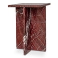 thumbnail image 2 of Moe's Home Collection Table d'Appoint Blair Rosso Levanto en Marbre Pierre, 2 of 6