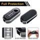 thumbnail image 4 of Funda de Llave de Coche de TPU Silicona en Negro y Plateado para Fiat 500 Cabrio/Nuova para Fiat 500C/500L/500X/600 - Funda de Control Remoto de 3 Botones, 4 of 6