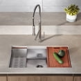 thumbnail image 6 of Rivage 33 x 19 Single Basin Undermount Kitchen Workstation Sink, 6 of 12