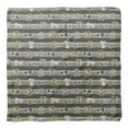 thumbnail image 4 of Bimba Gray Cat Stripe Pure Silk Printed Head Bandanas Summer Neck Wrap Scarf 40 x 40 Inches, 4 of 6