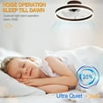 thumbnail image 2 of 20 Inch Low Profile Ceiling Fans with Remote Control and APP,Kids Modern Indoor Ceiling Fan with Lights,3 Light Color Change and 6 Speeds for Bedroom, Living Room,Kitchen, 2 of 7