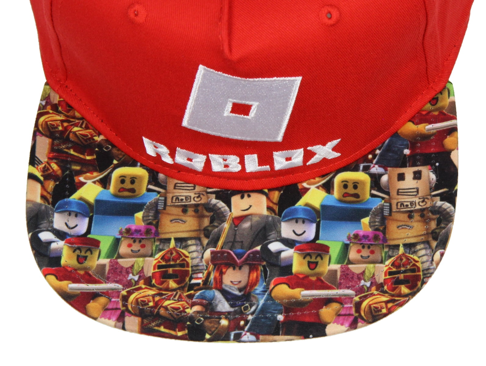 Roblox Roblox Youth Embroidered Logo Adjustable Snapback Charaacter Logo Hat Red Walmart Com Walmart Com - roblox toys all hats