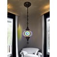 thumbnail image 6 of Angora Ece Hanging Turkish Small Globe Light | Turkish Moroccan Chandelier Lamps for Home (23.62"), 6 of 6