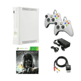thumbnail image 1 of Microsoft Xbox 360 Original Refurbished Console Bundle - Includes Dishonored Game, 2 Controllers & Cables, 1 of 7