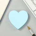 thumbnail image 3 of Heart Shape Sticky Notes Pastel Colorful Sticky Pad 100 Sheets/Pad Self-Sticky Note Pads 5Pack, 3 of 9