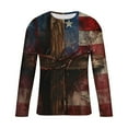 thumbnail image 5 of Amzcrzy - Sudadera Para Hombre, Informal, Cuello Redondo, Manga Larga, Camiseta Estampada, Blusa, Multicolor, 4Xl, 5 of 5