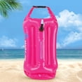 thumbnail image 1 of Flotador de seguridad para nadar de 20 l con boya de natación para sala de almacenamiento para kayak (rosa roja), 1 of 7
