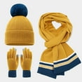 thumbnail image 3 of Women Gloves and Hats Scarf SetKnitted Scarf And Winter Warm Thermal Ear for Outdoor Skiing Activities, 3 of 7
