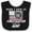 Black and White, variant on Inktastic When I Grow Up I Want to Be a Firefighter Like My Aunt Boys or Girls Baby Bib