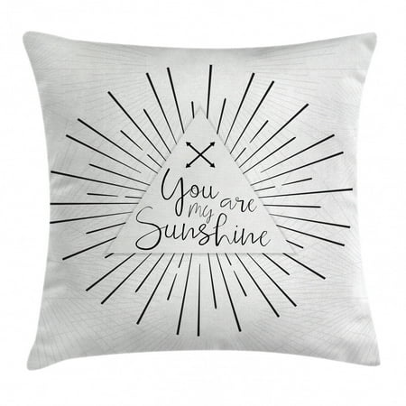 Quotes Decor Throw Pillow Cushion Cover Minimalist