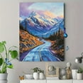 thumbnail image 4 of Mountain Road Canvas Print/Wall Art， Perfect for Living Room， Bedroom， Office， Hallway and Dining Room Decoration., 4 of 8