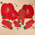 thumbnail image 3 of 2023 New Family Christmas Mom Dad Kids Matching Pajamas Set Baby Romper Cotton Soft 2 Pieces Suit Sleepwear Xmas Family Look, 3 of 4