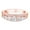 Rose gold, variant on Newshe Jewellery Wedding Band for Women 925 Sterling Silver Eternity Ring Round White 1.13ct AAAAA Cz Size 6