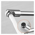 Telescopic Folding Kitchen Faucets Black Brass 360 Rotate Wall Mounted