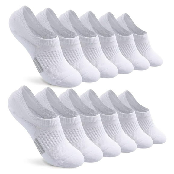 Men's Socks, Ultimate Comfort Toe Seamed Socks, Pack of 6, Cotton Blend, Color Block Design with White Tab