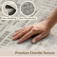 thumbnail image 6 of ODIKA 4'x6' Grey Beige Modern Geometric Pixelated Washable Area Rug Contemporary Digital Mosaic Block Pattern Pet Friendly, Non-Shedding for Bedroom, Reading Nook, 6 of 7