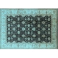 thumbnail image 1 of Ahgly Company Indoor Rectangle Oriental Light Blue Traditional Area Rugs, 4' x 6', 1 of 4