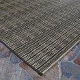 thumbnail image 3 of Couristan Cape Barnstable Indoor/Outdoor Area Rug, 7'10" x 10'9", Black-Tan, 3 of 11