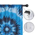 thumbnail image 4 of Blackout Kids Curtains,Blue Tie Dye Spiral Pattern Childrens Insulated Curtains Set Of 2,Bedroom Essentials,Toddler Room Decor 42"x63", 4 of 5