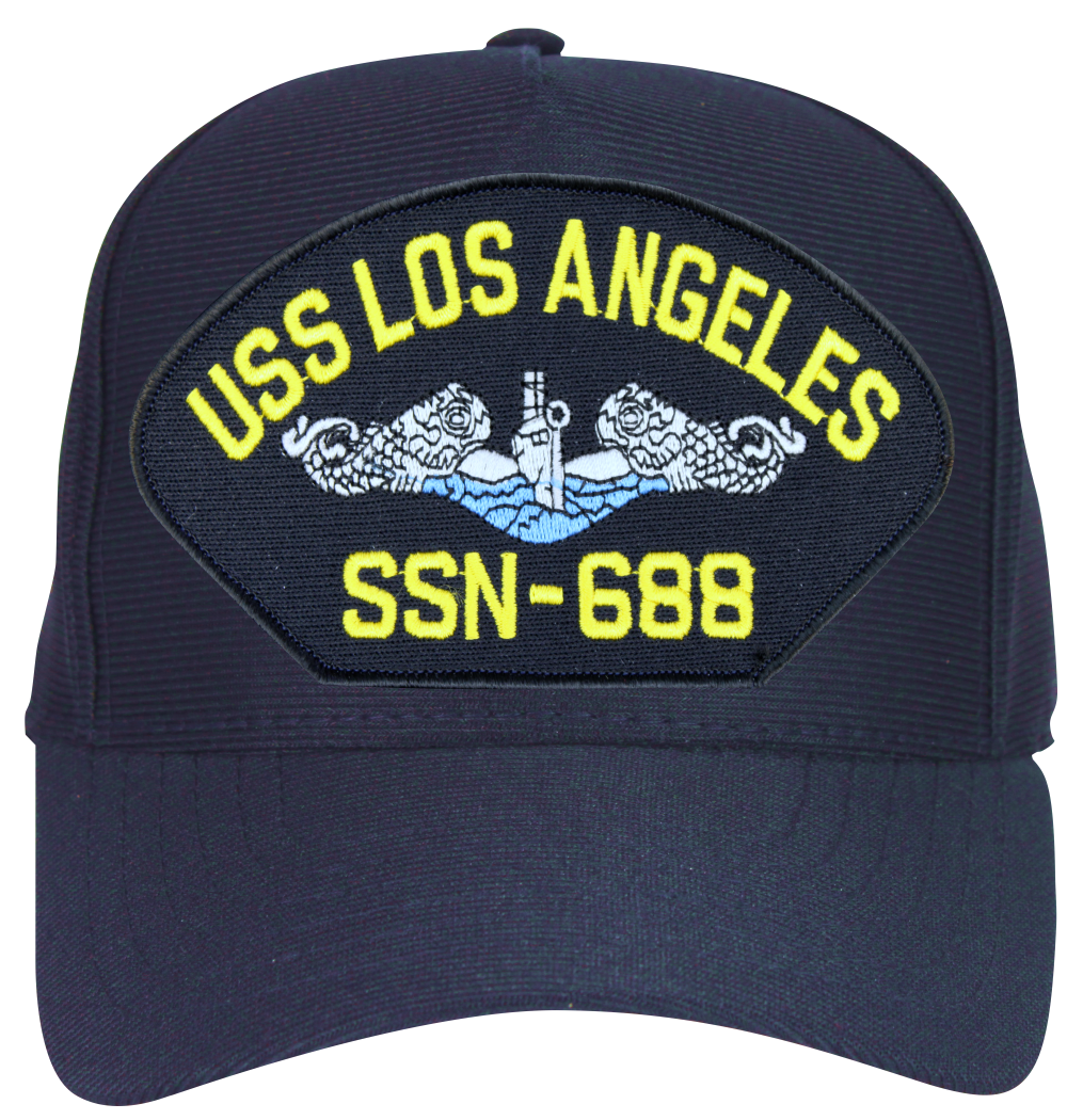 USS Los Angeles SSN-688 Blue Water ( Silver Dolphins ) Submarine Enlisted  Cap - Walmart.com