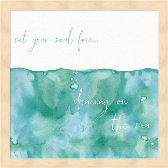 Metaverse R962972-0120000-AEAAAACAN4 13.25 x 13.25 in. Soft Waves II Framed Wall Art by Jess Aiken