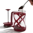 thumbnail image 5 of primula tempo coffee press - for rich, non-bitter coffee - french press design - easy to use - makes 6 cups - red, 5 of 7
