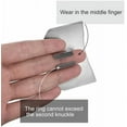 thumbnail image 4 of 2 PCs Finger Guard For Cutting Kitchen Tool Finger Guard Stainless Steel Finger Protector Avoid Hurting When Slicing and Dicing Kitchen Safe Chop Cut Tool, 4 of 7