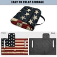 thumbnail image 6 of Xixirimido Portable Golf Cart Seat Covers, Quilted Golf Cart Seat Towel Blanket with 4 Pockets Universal Fit for EZGO Club Car and More 2 Person Seats Carts, Retro US Flag, 6 of 8
