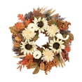 thumbnail image 1 of Artificial Pumpkins Autumn Wreath Front Door Wreath Wreath Decorative Artificial 60cm, 1 of 9
