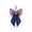 B, variant on Njoeus Independence Day Star Print Decorative Bow for Holiday Parties and Door Hangings One Star-Print Bow Ties a Stripe of Patriotic Cheer to any Door or Party Decoration