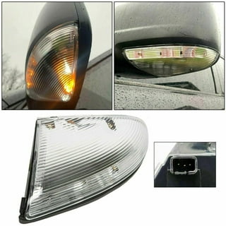 Generic Rear View Mirror Cover Frame LED Turn Signal Lamp Side