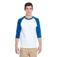 thumbnail image 1 of Gildan G570 T-Shirt Adulte en Coton Épais Manches 3/4 Raglan, 1 of 1