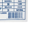 thumbnail image 5 of McKesson Trash Can Liners, Light Duty - Clear, 5 Mic, 10 gal, 24 in x 24 in, 1000 Ct, 5 of 6