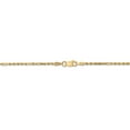 thumbnail image 4 of 14K Yellow Gold bracelet Rope chain Diamond-cut 20 in 1.8 mm, 4 of 5