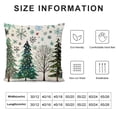 thumbnail image 5 of PHYHOO Christmas Pillow Covers , Grey Xmas Tree Hello Decorative Throw Pillowcases Farmhouse Holiday Cushion Cases Decoration for Home Party Sofa Couch, 5 of 5