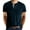Dark Blue, variant on VANLOFE Men's Tees Men Short-Sleeve Beefy Muscle Basic Solid Pure Color Blouse Tee Shirt Top Short Sleeve for Mens Dark Blue
