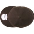 thumbnail image 5 of Solid Flat Brim Bill Fitted Baseball Cap, 5 of 6