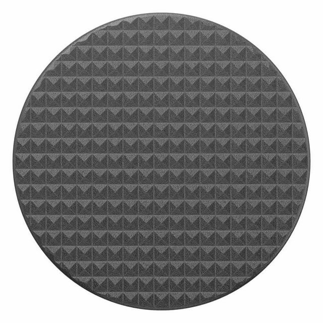 PopSocket PopGrip Knurled Texture Black | Phone Grip & Stand | Swappable Top