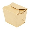thumbnail image 2 of Bio Tek 8 oz Square Kraft Paper Microwavable Noodle Take Out Container - 2 3/4" x 2 1/4" x 2 1/2" - 25 count box, 2 of 9