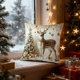thumbnail image 2 of Pillow Covers Covers Christmas Standard Pillow Cases, Ultra Soft Microfiber Pillowcases Standard, Christmas Snowflake Bed Pillow Covers, Fade Resistant, Easy Slip-On J, 2 of 6